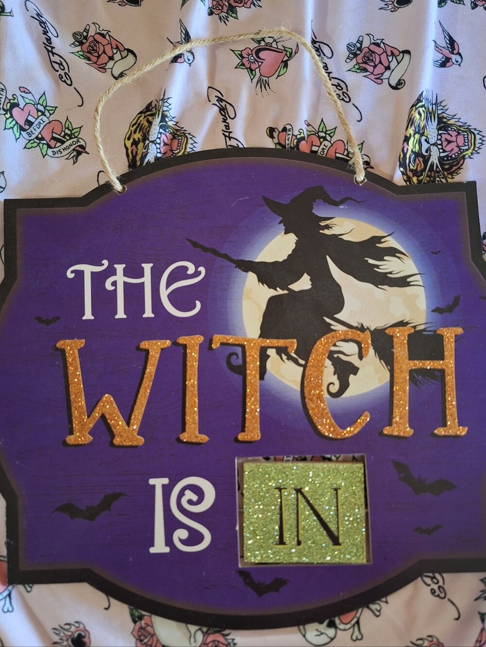 Witch Halloween Sign